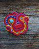 broszki Kolorowa broszka soutache