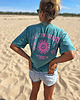 t-shirt damskie Tshirt Black Teal Vacation Forever