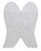 dywany Dywan SILHOUETTE WING, kolor biały, skrzydła, 100% bawełna LORENA