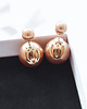 kolczyki pozłacane Kolczyki ICONIC Rose Gold