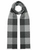 tuby i kominy Szalik Męski szal Szary czarny w kratkę elegancki premium prezent