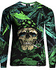 bluza bez kaptura damska Bluza Bez Kaptura Damska DR.CROW Green Skull