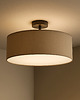 plafony Nowoczesna lampa sufitowa do salonu WENECJA fi - 30 cm w kolorze beżowym