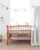 namioty i tipi dla dzieci Lniany baldachim - GRAY STRIPES