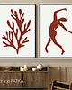 obrazy Komplet Dekoracji a la Matisse - 2 SZTUKI