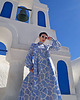 sukienki maxi damskie New Dress Afryka Blu