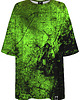 t-shirt damskie DR.CROW T-shirt Damski Oversize Green Wall