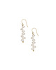 kolczyki pozłacane Kolczyki srebrne Ilsa Pearl Earrings / perłowe 