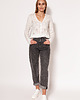 swetry damskie  Rozpinany sweter - SWE267 ecru MKM