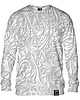 bluza bez kaptura damska Bluza Bez Kaptura Damska DR.CROW White Paisley