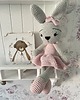 misie i maskotki Maskotka króliczek Florentynka 35 cm