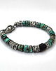 biżuteria męska Turkusy i czarny turmalin - bransoleta męska