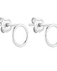 kolczyki srebrne Srebrne kolczyki obręcze