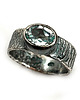 pierścionki srebrne Light blue topaz r 12