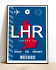 plakaty Plakat lotniczy - Londyn Heathrow