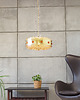 lampy wiszące Lampa wisząca, duński design, lata 80, produkcja: Dania