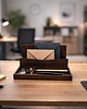 organizery Organizer na biurko, klasyczna elegancja, wenge