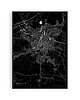 plakaty Kielce - mapa miasta  plakat z mapą Kielc