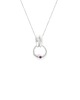 wisiory SMOOTH GEMstone / silver necklace