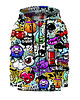 bluzy dla chłopców Bluza Zamek Chłopiec DR.CROW Graffiti Bizarre