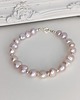 bransoletki srebrne Lśniące perły - bransoletka różana