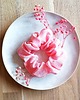 gumki do włosów Scrunchie gumka do włosów Marshmallow jedwabna na prezent pudrowy róż S,M,L