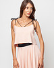 topy damskie Top First Rose Pink z wiskozy