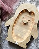 lampy do pokoju dziecka Lampka Drewniana Eko Pingwinek Padi
