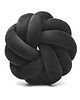 poduszki supły Poduszka Knot Pillow Rozeta Czarna
