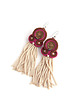 kolczyki soutache Meya S - kolczyki etno, srebro