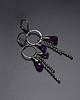 kolczyki wire wrapping Kolczyki koła z ametystami wire wrapping