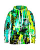 bluzy męskie Męska Bluza z kapturem DR.CROW Greasy Lime