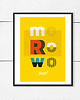 plakaty Plakat z napisem Morowo jest!