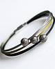 bransoletki - inne Black Gold Silver Slim