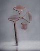 akcesoria dla niej Masażer do twarzy 4 in 1 (kwarc różowy rose quartz roller) - STONE CARE