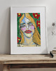 grafiki i ilustracje Blond lady