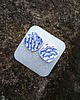 kolczyki ceramiczne Kolczyki ceramiczne w kobaltowe wzory