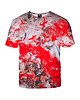 t-shirt damskie Damski T-shirt DR.CROW Marble Red