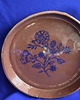 patery i talerze Ręcznie wykonana patera ceramiczna czerwona