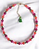 chokery Choker : summer fruits : kolorowy jadeit : choker z kamieni