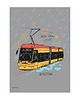 plakaty Plakat A4 Warszawa Tramwaj Pesa 134N "Jazz"
