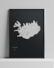 plakaty Islandia - Plakat Minimalistyczny