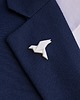 biżuteria męska Pin Broszka z Porcelany Origami Gołąbek