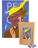 puzzle dla dzieci Muno Puzzle "Peace is a fragile thing" by Ola Szpunar eco woreczek 1000 el