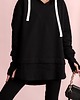 bluza z kapturem damska Bluza STYLE BLACK