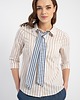 koszule damskie  Bluzka Una Beige Stripes