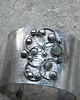 bransoletki z kamieni naturalnych Prehnit   - BRANSOLETA MANKIET  CUFF