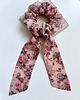 gumki do włosów Gumka do włosów Flower Scrunchie z odwiązywaną szarfą