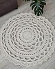 dywany Dywan okrągły szydełkowy 90cm