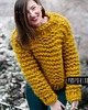 swetry damskie  Sweter na grubych drutach 100% wełna